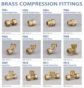 Pex ống nước phù hợp đồng thau nữ chủ đề nén khuỷu tay phù hợp để bán - Product Image 6