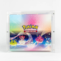 Boîte de présentation en acrylique transparent de haute qualité personnalisée pour 8 paquets de boosters Pokémon Celebrations Mini Tin