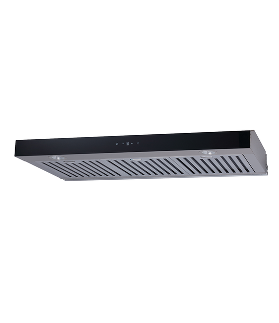 China's New Design Slim Range Hood Smart Touch Stainless Steel Downdraft App-Controlled Low Noise Household Use Class Energy