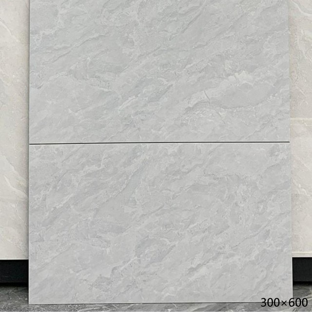 Modern Beige 300x600mm Ceramic Floor Tiles - Neutral Matte Finish for Villas, Hotels, Apartments (Residential & Commercial)