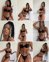 Maillot de bain personnalisé Maillot de bain deux pièces pour femme Maillot de bain tendance Vêtements de plage Bikini pour femme Bas Sxey