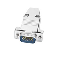 Conector VGA D-SUB con Contactos Niquelados y Carcasa Metálica para Reparación y Programación de ECU en Taller