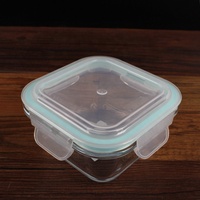 Aproms — boîte à Lunch en verre, tenue de table isotherme carrée avec couvercle en plastique, pour conserver les aliments au frais, nouvelle collection 2021