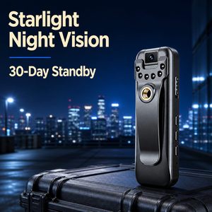 Enregistreur audio extérieur magnétique haute définition 1080P avec vision nocturne, WiFi, zoom optique 10x-20x, CMOS grand angle <span class=keywords><strong>90</strong></span>°, détection de mouvement, JPEG, carte TF 32 Go - Product Image 4