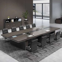Haute qualité usine de bureau de réunion de conférence table design personnalisé mélamine plaque JZ-012