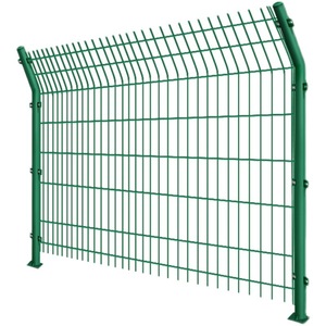 Ngoài trời Vườn hàng rào trang trại hàng rào PVC tráng cong 3D hàng rào bảng điều chỉnh <span class=keywords><strong>4</strong></span>-6 mét Đường kính dây mạ kẽm tấm - Product Image 3