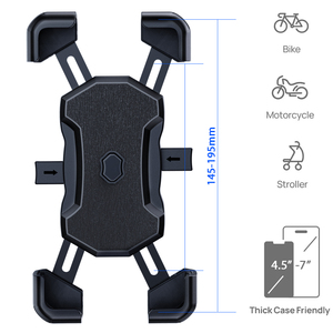 Universale ammortizzante pratico Halterung Fahrrad 360 porta cellulare bicicletta supporto per telefono cellulare per bici - Product Image 6