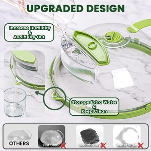 Ustensiles de cuisine ustensiles de cuisson couvercles cuisine salle à manger couvercle anti-éclaboussures transparent Tapa Para Dentro micro-ondes couvercle alimentaire avec vapeur d'eau et poignée - Product Image 3