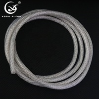 Câble d'alimentation YIVO XSSH HiFI Performance Power Line 13mm 9 conducteurs 8N OFC+Argent Pur 16AWG blindé en PVC pour microphone de voiture