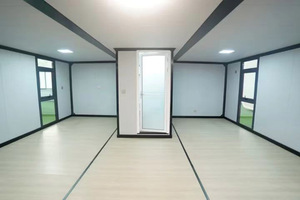 Maison conteneur extensible préfabriquée 2 chambres à coucher Prix compétitif Petite maison préfabriquée en panneau sandwich pour l'extérieur - Product Image 5
