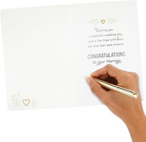 Tarjeta de Felicitación Premium con Diseño Floral y de Mariposas, Perfecta para Bodas, Aniversarios, Despedidas de Soltera y Compromisos - Product Image 4