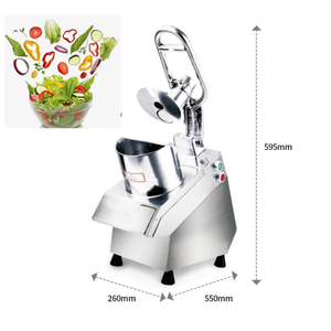 Máy cắt rau thương mại, Máy thái rau quả tự động, thiết bị nhà máy chế biến thực phẩm căng tin - Product Image 4