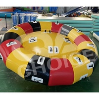 Gyroscope gonflable Commercial pour jeux de parc aquatique, bateau disco volant, remorquable, saturn d'eau aquatique, bascule