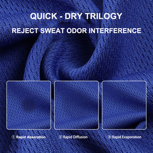 Nuova <span class=keywords><strong>T</strong></span>-<span class=keywords><strong>Shirt</strong></span> da <span class=keywords><strong>Uomo</strong></span> in Poliestere 100% Traspirante, Asciugatura Rapida, per <span class=keywords><strong>Palestra</strong></span> e Corsa, Personalizzabile con Logo - Product Image 3