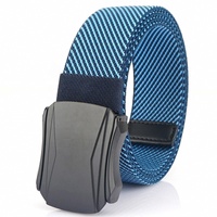 Ceinture en tissu extensible en nylon à la mode de luxe en gros Ceintures pour hommes Ceinture tactique confortable tissée élastique pour l'extérieur et durable