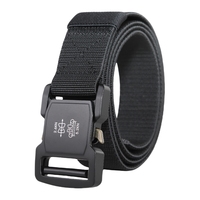 Ceinture tactique de haute qualité pour hommes, best-seller, robuste, écologique, en nylon haute densité, avec boucle magnétique en alliage d'aluminium