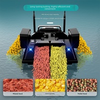 Bateau à appâts intelligent avec positionnement GPS, en plastique ABS, pour la pêche en plein air, télécommandé, distributeur d'appâts électrique, détecteur de poissons, capacité de 6 jin