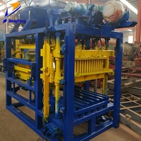 Machine à Briques QTJ4-25 : Nouvelle Machine Automatique Compacte pour la Fabrication de Briques en Béton et de Matériaux de Construction Interbloqués