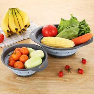 Filtri pieghevoli da cucina per frutta, verdura e Pasta, cestello per lavastoviglie, colino pieghevole in Silicone - Product Image 6