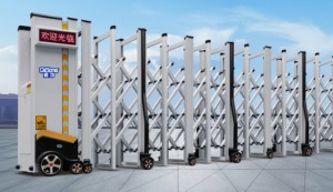 Hiện Đại Tự Động Điều Khiển Từ Xa Hợp Kim Nhôm Hàng Rào Cổng Mới Điện Trượt Có Thể Thu Vào Đu Phong Cách Cho Ngôi Nhà Hiện Đại Xây Dựng - Product Image 5