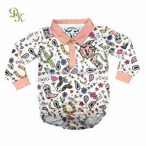 Combinaisons pour bébé respirantes et confortables de nouvelle conception, imprimées par sublimation, avec fermeture éclair ou boutons - Product Image 5