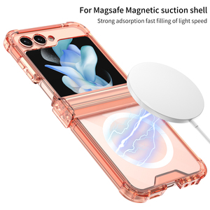 Nueva funda trasera de carga inalámbrica magnética plegable transparente para <span class=keywords><strong>Samsung</strong></span> Galaxy Z Flip 6 Flip 5 <span class=keywords><strong>Fold</strong></span> 6 - Product Image 4