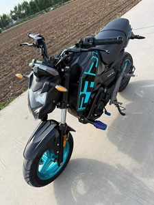 CFMOTOa CF125-3A ST BABOON Moto Mini Naked 125cc, Jantes Noires Cyan, Moto de Poche Légère pour les Déplacements en Ville - Product Image 1