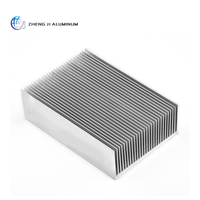 Radiateur de refroidissement en aluminium extrudé haute puissance en forme de peigne, dissipateur thermique en alliage d'aluminium haute densité, fournisseur