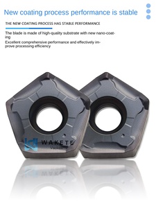 Ngũ giác hai mặt thức ăn nhanh CNC phay chèn pnmu0905xery wt5120 màu đen phổ PVD lớp phủ công cụ chuyển wketem 3 năm - Product Image 4