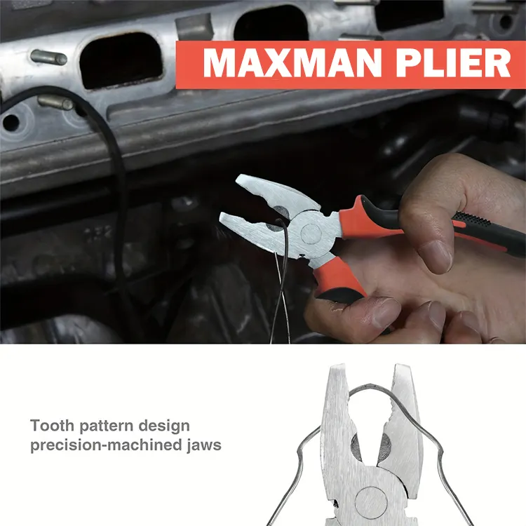 Outils à main MAXMAN Pince combinée excentrique à levier de qualité industrielle