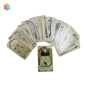 Groothandel Hot Sale Aangepaste Ontwerp Cmyk Tarot Papieren Kaart Stand Oem Hoge Kwaliteit Afdrukken Logo Kaarten Met Gids