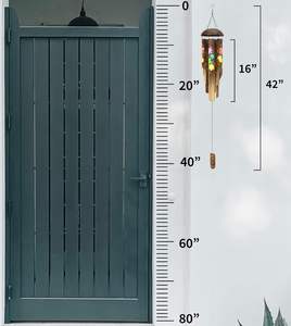 Piney Bamboo Wind Chimes-Campanas de viento de madera para exteriores - Product Image 5