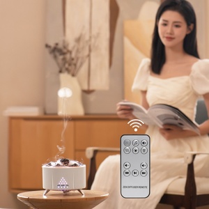 Humidificateur d'air miniature portable pour la maison, humidificateur ultrasonique aromathérapeutique, diffuseur de parfum, humidificateur à flamme, diffuseur d'huiles essentielles - Product Image 5