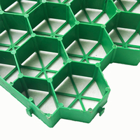 Grille de plantation d'herbe en nid d'abeille en plastique HDPE personnalisable pour les parkings extérieurs Allée de feu renforcée