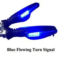 Luces Intermitentes Secuenciales LED de 12 V con Luz de Circulación Diurna Blanca DRL, Kit de Lámparas Intermitentes Modificadas para Motocicleta