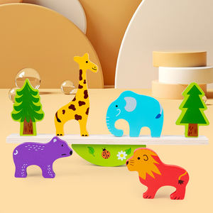 Juguete Educativo de Madera, Bloques de Apilamiento de Equilibrio, Divertidos Bloques de Construcción, Juguete de Equilibrio de Animales Popular para Niños - Product Image 4