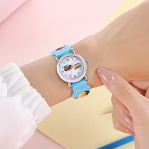 <span class=keywords><strong>Montre</strong></span> à quartz à cadran rond avec imprimé de voiture mignon pour garçons, filles et adolescents, idéale pour un cadeau ou la vie quotidienne - Product Image 6