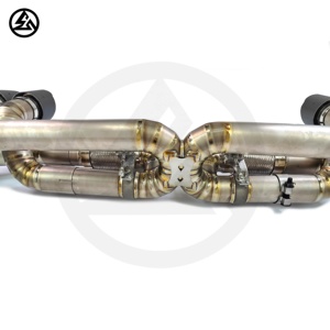 ท่อไอเสียไทเทเนียม CSZ High Performance Racing Axleback Muffler สำหรับ Porsche 911 <span class=keywords><strong>991</strong></span>.1 <span class=keywords><strong>3.4</strong></span> 3.8 ปี 2012-2015  ติดตั้งได้ 100% - Product Image 5