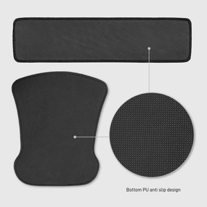 Factory Custom Waterproof PU Leather Wrist Guard <b>Mouse</b> Pad Set Keyboard Wrist Rest Pad and Wrist Rest Support <b>Mouse</b> Pad Combo - Product Image 3