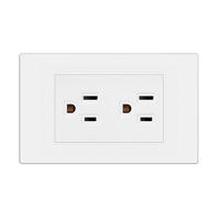 Interrupteur mural américain FIKO Thaïlande/Universel/US Standard avec USB/Type-C/GFCI/Prise de courant et interrupteur d'éclairage