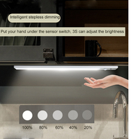 Lampu Kabinet LED Sensor PIR Modern Dapur Sensor Magnetik Dapat Diredupkan