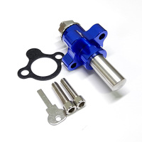 Kit de réglage manuel CNC en alliage d'aluminium et acier inoxydable pour tendeur de chaîne de moto avec joint torique