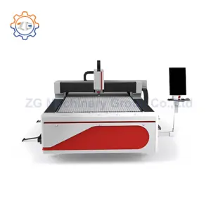 ZG Factory Direct High Quality Full Cover Single Table Metal Fiber Laser Cutting Machine with Good Price