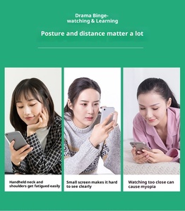 Amplificateur d'écran de téléphone portable en plastique F3, vente chaude 2025, 10/12 pouces, support de loupe vidéo HD de bureau à extraction, pour visionnage paresseux - Product Image 4