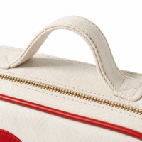 Trousse de Maquillage Personnalisée Imperméable avec Fermeture Éclair, Sacs Cosmétiques en Coton, Étuis de Voyage en Toile avec Passepoil