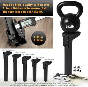 Moderne Eigentijdse Metalen Ijzeren Beplating Verlengstuk Voor Eettafel Zelfvergrendeling Opvouwbaar Steunframe Van 50 Stuks - Product Image 3