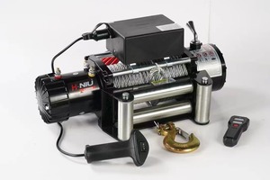 <strong>12V</strong>/24V/48V <strong>Electric</strong> <strong>Winch</strong> 2000/3000/4000/6000/13500 Lbs <strong>Electric</strong> Hoist Automotive Boat Heavy-Duty Steel Wire Rope Towing Remote - Product Image 4