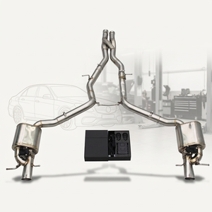 OEM Boska <b>Exhaust</b> System with Z Pipe for Mercedes-Benz E63/E63S AMG W212 2008-2013 Catback <b>Muffler</b> with Dynamic Control - Product Image 1