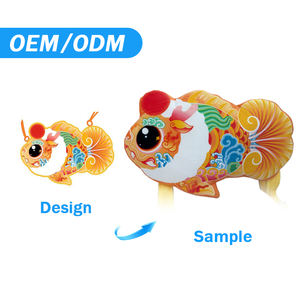 دمية قطيفة ناعمة جداً على شكل أسد وسلحفاة وحمار وسمكة مع حشو قطن PP وتقنية غسيل لتخفيف التوتر - Product Image 5