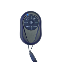 Télécommande universelle pour climatiseur domestique, sangle de transport, réglage du code fixe, Air Mouse, 4 boutons, infrarouge, portée de 10m, silicone